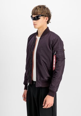 Alpha Industries Bomberjacke ALPHA INDUSTRIES MA-1 VF Vintage Fit 59, Herren, Gr. XXL, lila (plum), Obermaterial: 100% Nylon; Futter: 100% Nylon; F&uuml;llung: 100% Polyest