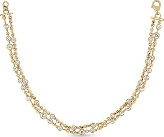 Bony Levy 18K Gold Monaco Diamond Line Bracelet in 18K Yellow Gold/Diamond at Nordstrom, Size 7