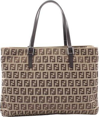 Fendi Pre-owned Fendi Small Zucchino Canvas Tote Ladies M65YYQQ2G8ZLLR7B