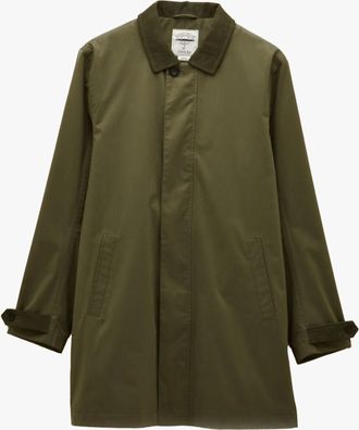 Joules Sandford Mens Waterproof Raincoat Green - Size Medium