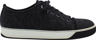 Lanvin DDB1 Sneakers in Black Wool