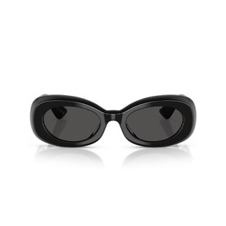 Oliver Peoples 0ov5606su Oversized Black Acetate Sunglasses with Gold Accents