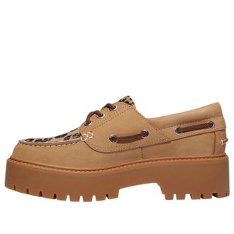 Timberland (WMNS) Timberland Stone Street Platform Boat Leopard Print TB0A2GVFEN3