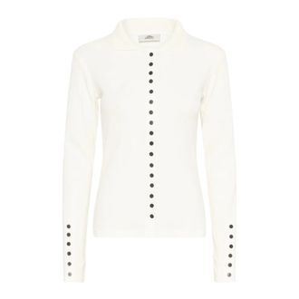 Karen by Simonsen Truien & Vesten, Dames, Wit, XL, Wol, KBZelda Cardigan