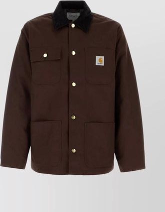 Carhartt Work in Progress cotton michigan coat chest pockets