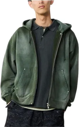 Beams Plus Hombre, Sudaderas, Verde, Talla: L