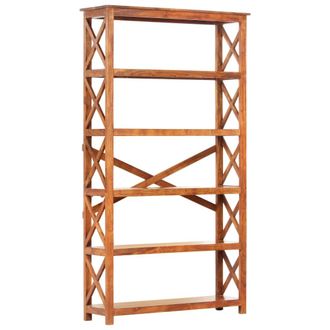vidaXL Vidaxl - Estanter&iacute;a De Madera Maciza Acacia Acabado Miel 100x30x180 Cm