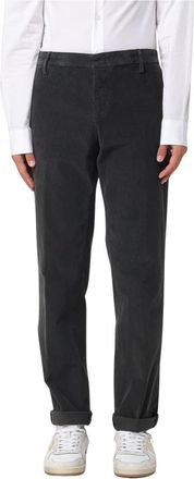 Dondup Relaxte broek - Heren - Straight fit broeken - Zwart - W35 - Broeken