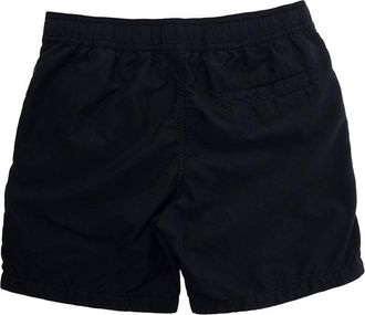 Stone Island Boys Shorts With Side Pockets Blue Polyamide