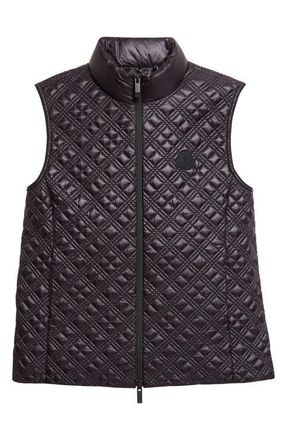Moncler Interiorite Quilted Down Ripstop Vest in Black at Nordstrom, Size 3