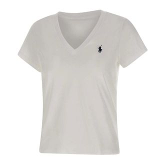 Polo Ralph Lauren T-Shirts, female, White, Size: XL Polo Ralph Lauren T-shirts and Polos White
