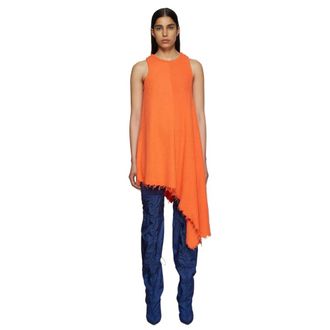 Unravel Mujer, Vestidos, Naranja, Talla: S