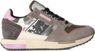 Napapijri Grijze Su&egrave;de Outdoor Hardloopschoen - Dames - Sneakers - Grijs - 36 EU - Su&egrave;de - Schoenen