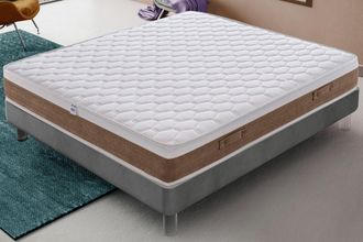 Materassi & Doghe Materassiedoghe - Materasso 160x200 Molle Indipendenti - Alto 23 Cm - 900 Molle - 13 Zone Di Confort - Ortopedico - Reversibile