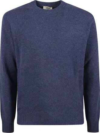 Altea Round Neck Fine Knit Virgin Wool Sweater