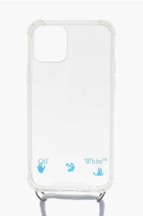 Off-white Transparent Cover for iPhone 12 Mini with Lanyard size One Size