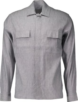 Gentiluomo Stijlvolle Overshirts in Grijs - Heren - Zomerjassen - Grijs - M - Jassen