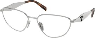 Prada D52V Optisch Montuur - Dames - Brillen - Grijs - 56 MM - Accessoires