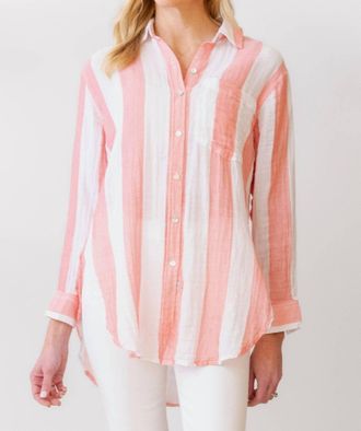 Rails Jaylin Shirt In Playa Stripe