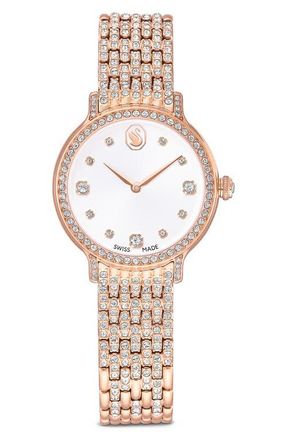 Swarovski Imber Bracelet Watch, 31mm in Pink at Nordstrom