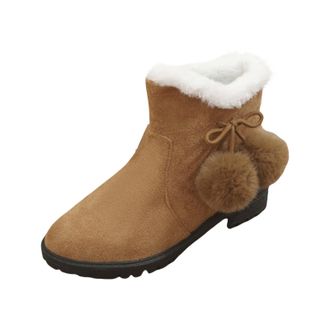 Generic Outdoor Boots High Performance Warm Boots Weather Comfortable and Women Shoes Waterproof (Yellow, 38)