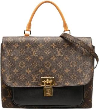 Louis Vuitton Pre-owned Handbags, female, Brown, Size: ONE SIZE Pre-owned Canvas Handbag