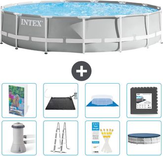 Intex Piscina Prism Frame Redonda - 457x107 Cm - 9-piezas S543