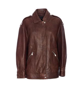 Women's Pinko Leather Jackets - up to −80% | Stylight