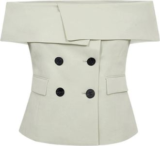Copenhagen Muse Dames, Blouses & Shirts, Groen, Maat: M