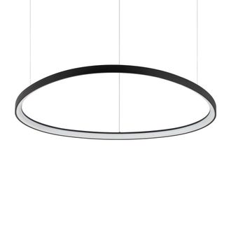 Netlighting GEMINI 105cm Integrated LED Pendant Ceiling Light Black 3000K