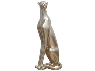 Schubiger M&ouml;bel Skulptur Eleganter Gepard Sitzend