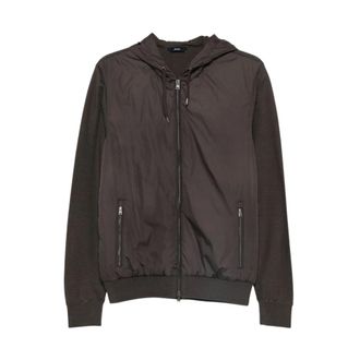 Herno Winter Jackets, male, Brown, Size: 2XL Mc000168U Padded Blouson Jacket