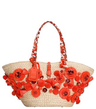 Dolce & Gabbana Natural Coffa Capri Large Tote