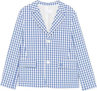 Gucci Gingham Pocket Blazer