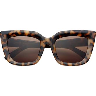 Freyrs Eyewear Portofino Cat Eye Sunglasses in Milky Tortoise at Nordstrom