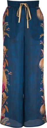 Zimmermann Donna, Pantaloni, Blu, S, new