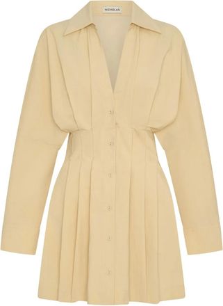 Nicholas Chemisier plissettato Fabienne - Toni neutri