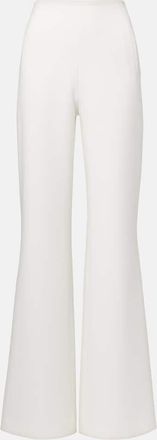 Roland Mouret Cr&ecirc;pe wide-leg pants