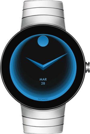 Movado Unisexs Connect Black Dial Watch