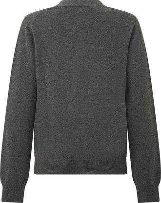 Comme Des Gar&ccedil;ons Womens Cardigan Grey Wool Cardigans Sweater