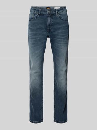 Boss Orange by Hugo Boss BOSS Orange Slim Fit Jeans aus Baumwoll-Mix Modell DELAWARE in Jeansblau, Gr&ouml;&szlig;e 30/32