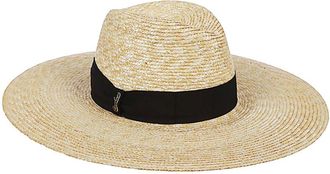 Borsalino Natural Black Sophie Straw Hat