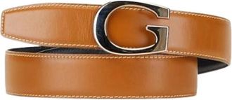 Gucci Pre-owned Belts, female, Brown, Size: ONE SIZE Pre-owned Vintage Leather Belt