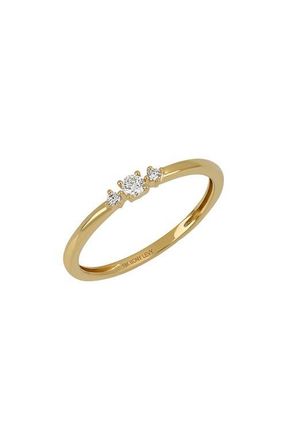Bony Levy Liora Stackable Diamond Ring in 18K Yellow Gold at Nordstrom, Size 6.5
