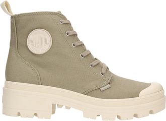 Palladium Pallabase veterboot - Dames - Veterlaarzen - Groen - 37 EU - Schoenen
