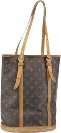 Louis Vuitton Pre-owned Bucket Bags, female, Brown, Size: ONE SIZE Pre-owned Vintage Canvas Bucket Bag