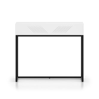 Petits Meubles Consola Tocador 1 caj&oacute;n estratificado Blanco