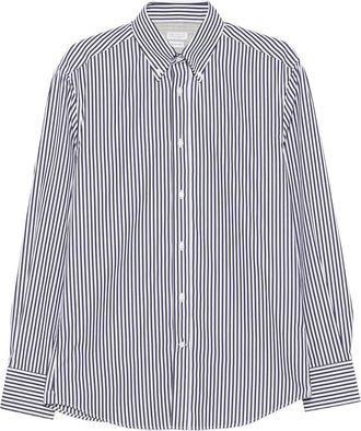 Brunello Cucinelli Striped Long-sleeve Shirt