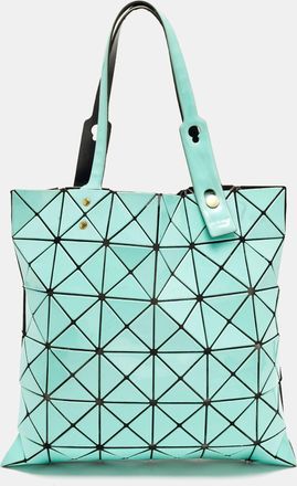 Issey Miyake Bao Bao Turquoise Pvc And Mesh Nylon Tote