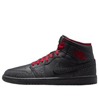 Nike Jordan Air Jordan 1 Mid Elephant Prink Black Tough Red IX3527-010